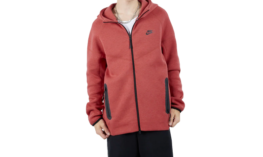 Tech Fleece Full Zip Windrunner Hoodie "Red"
