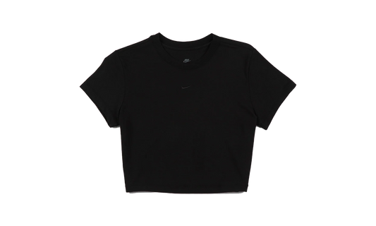 NSW Chill Knit Cropped Tee WMNS "Black"