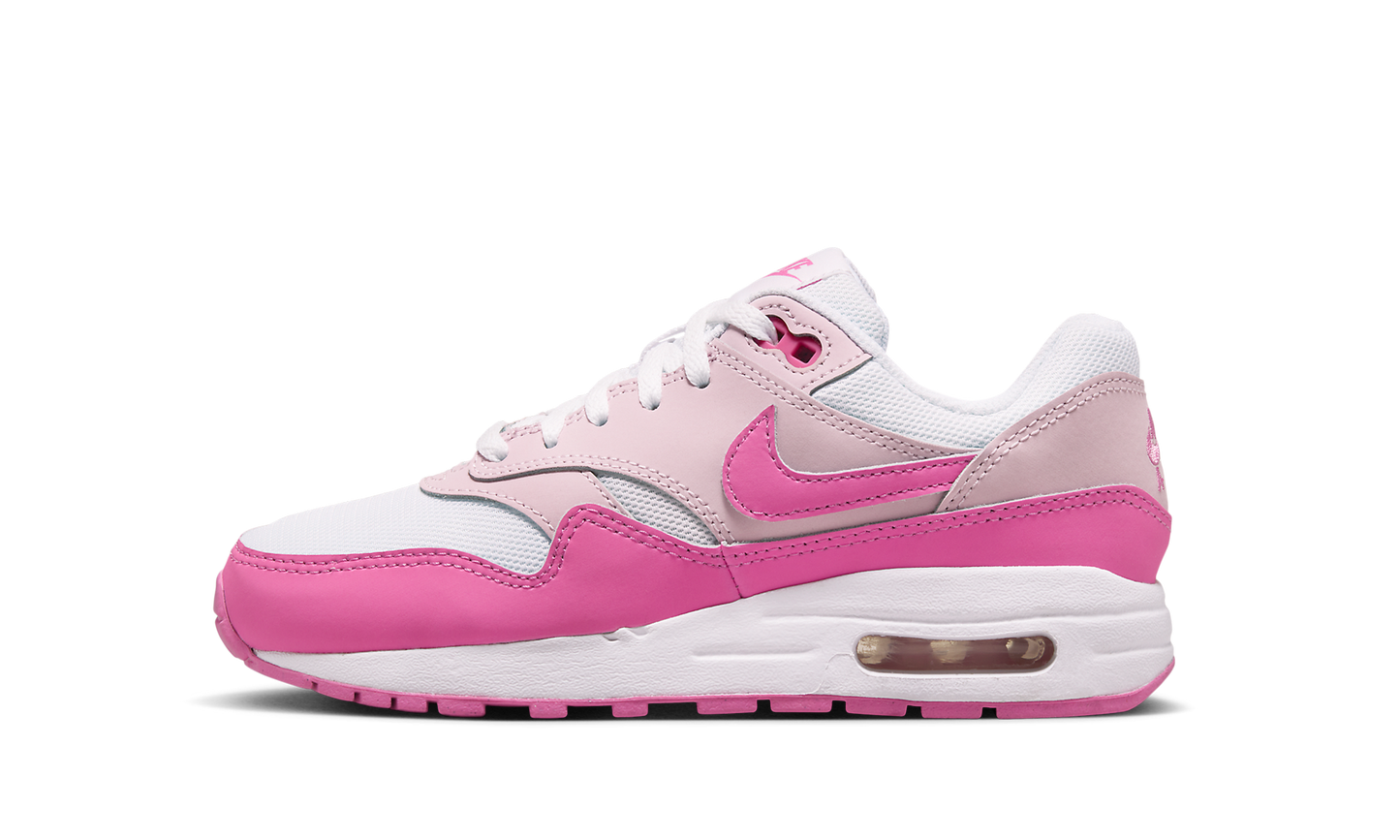 Air Max 1 Grade School "White Pink Foam"
