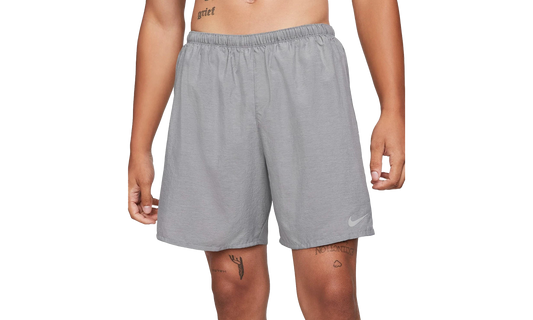 CHALLENGER BRIEF-LINED 7 RUNNING SHORTS "Smoke"