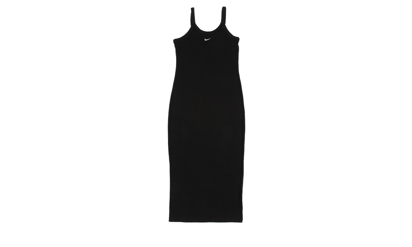 NSW Chill Tight Mini-Rib Tank Dress WMNS "Black"
