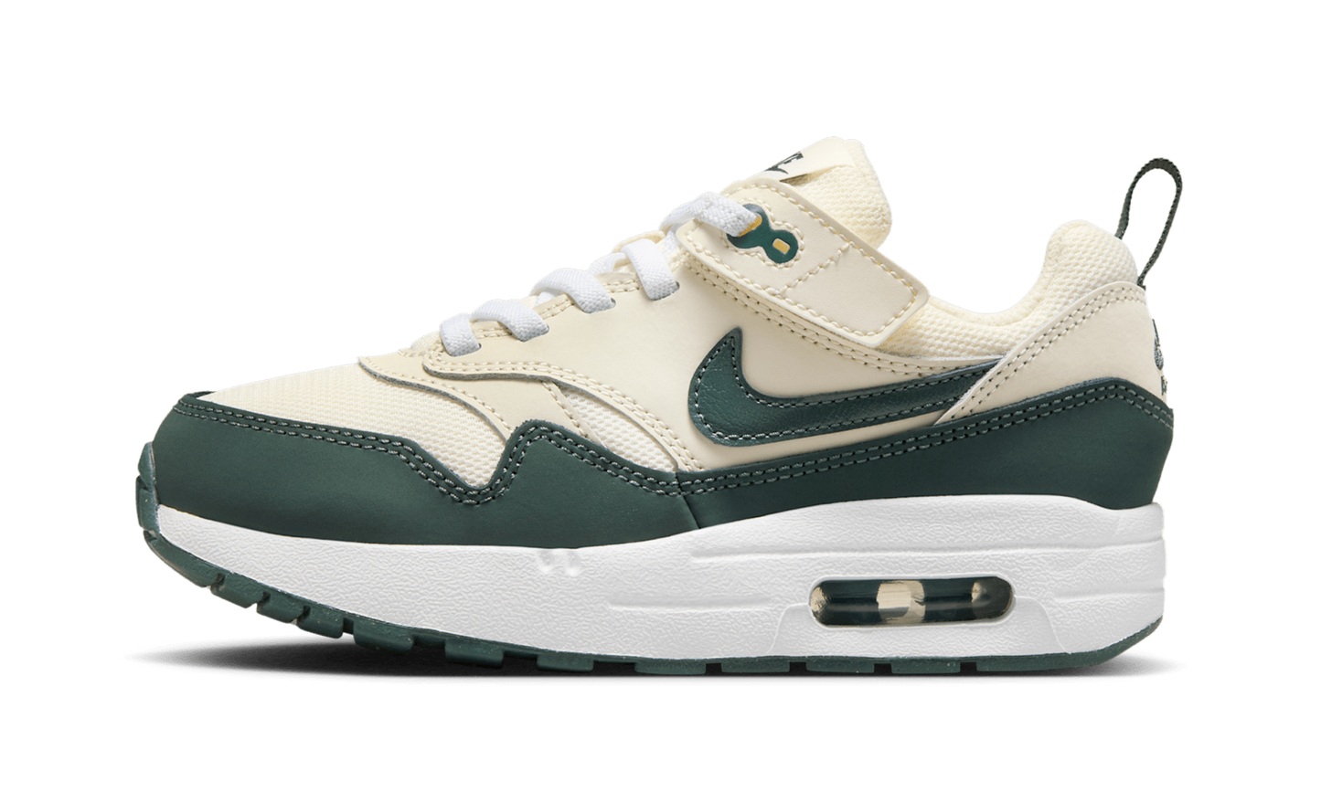 Air Max 1 EasyOn PS "Pale Ivory White Bicoastal Vintage Green"