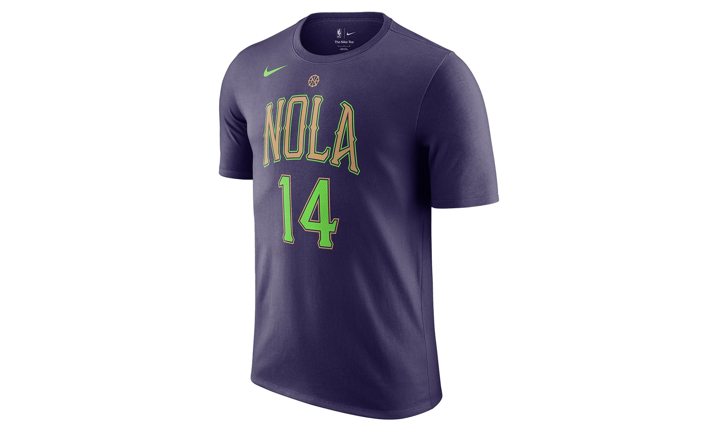 NBA PELICANS 24/25 CITY 'INGRAM 'EDITION N&N T-SHIRT "Purple"