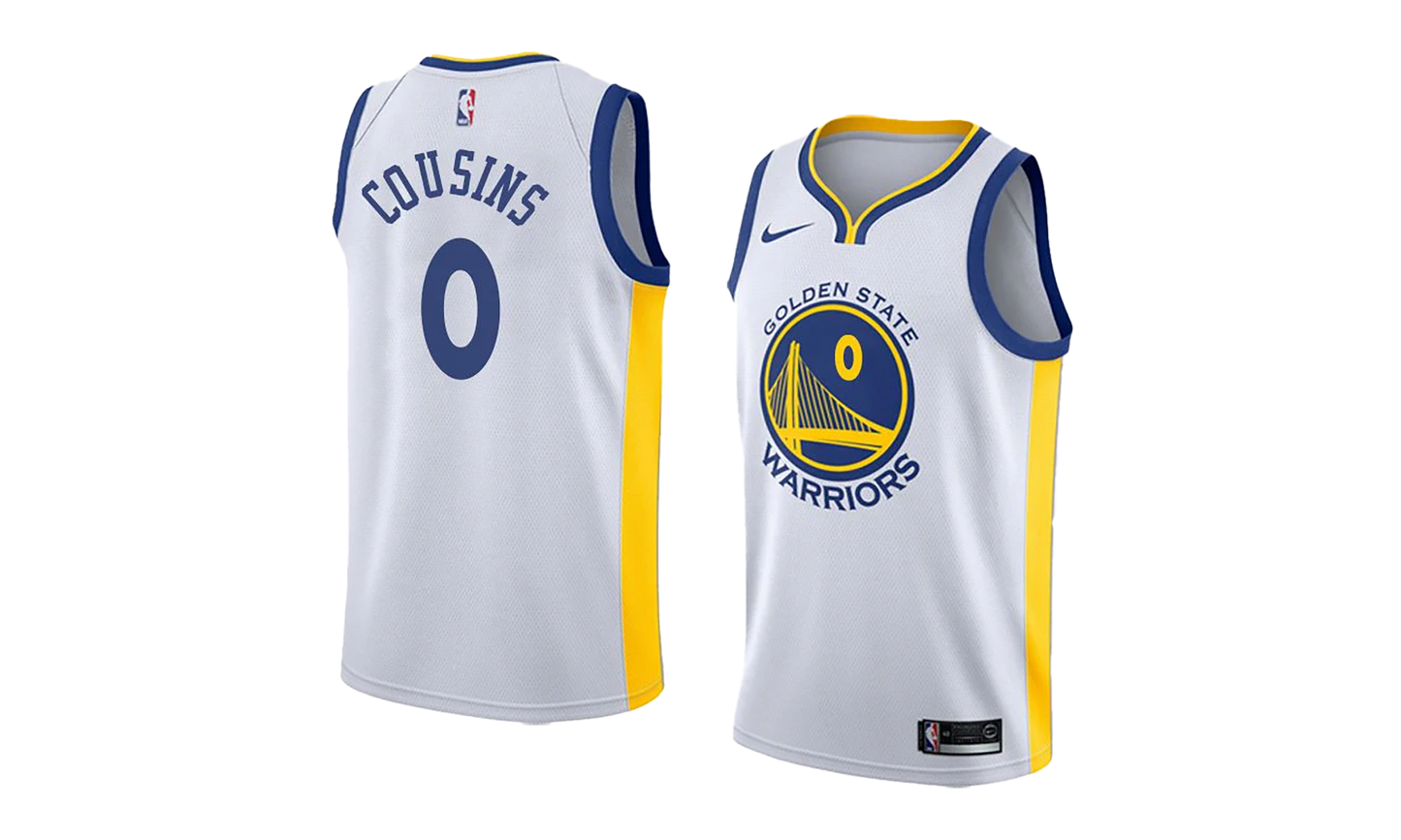 NBA Golden State Warriors DeMarcus Cousins Swingman Jersey "White"
