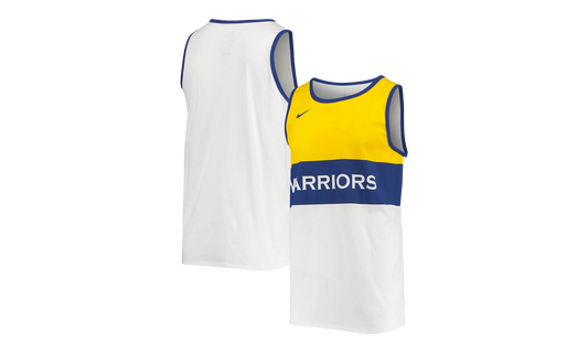 NBA Golden State Warriors Dri-Fit Tank "White/Yellow"