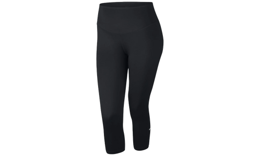 One Mid-rise Crop Leggings WMNS "Black"