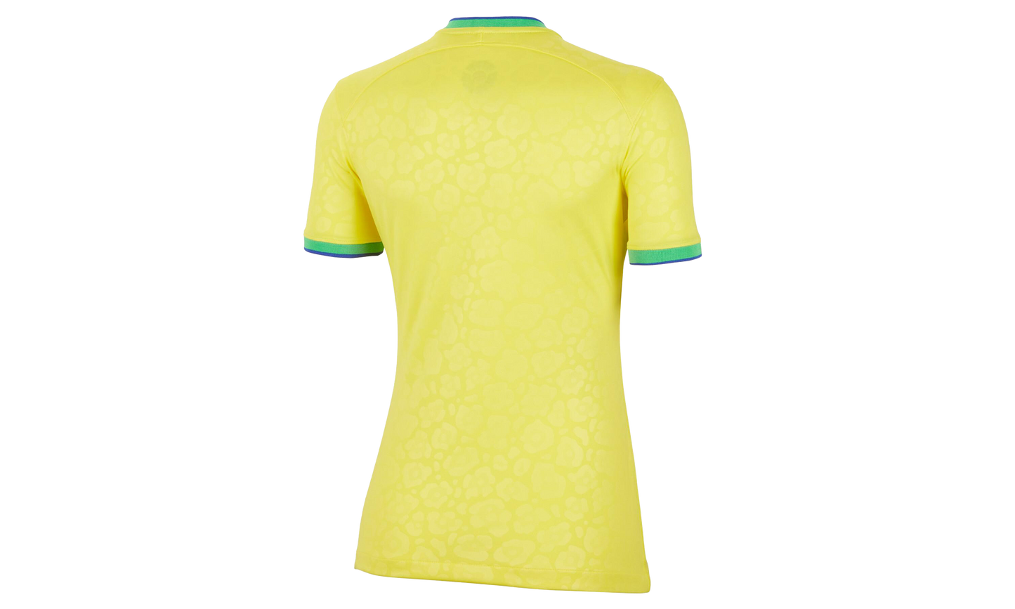 Brazil 22/23 Home Dri-fit Football Shirt WMNS "Dynamic Yellow/Green Spark/Paramount Blue/Paramou"