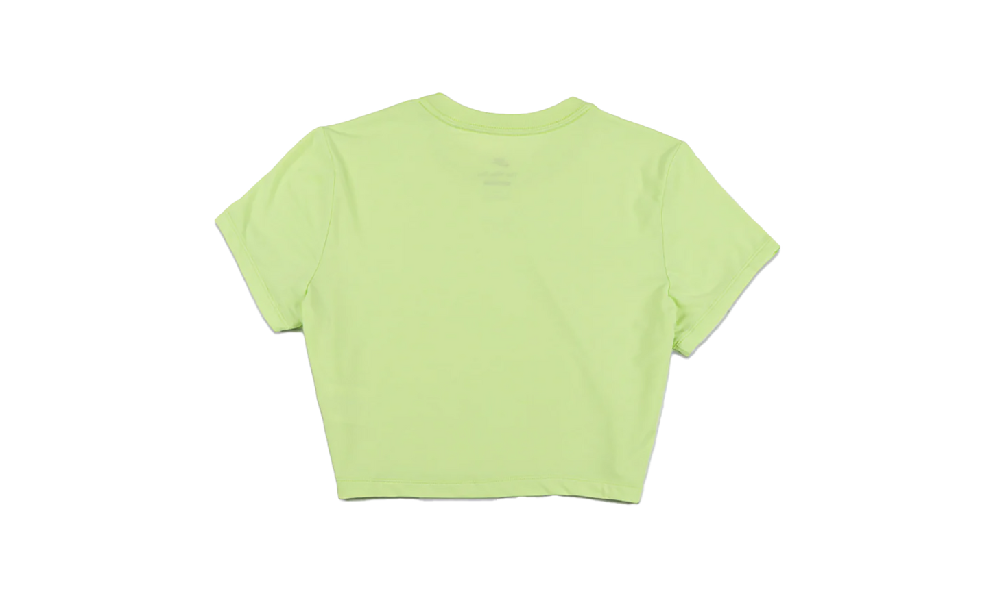NSW Chill Knit Cropped Tee WMNS "Light Liquid Lime"