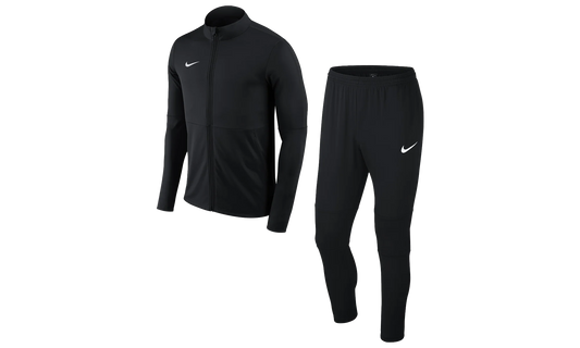 Park 18 Poly Tracksuit "Black"