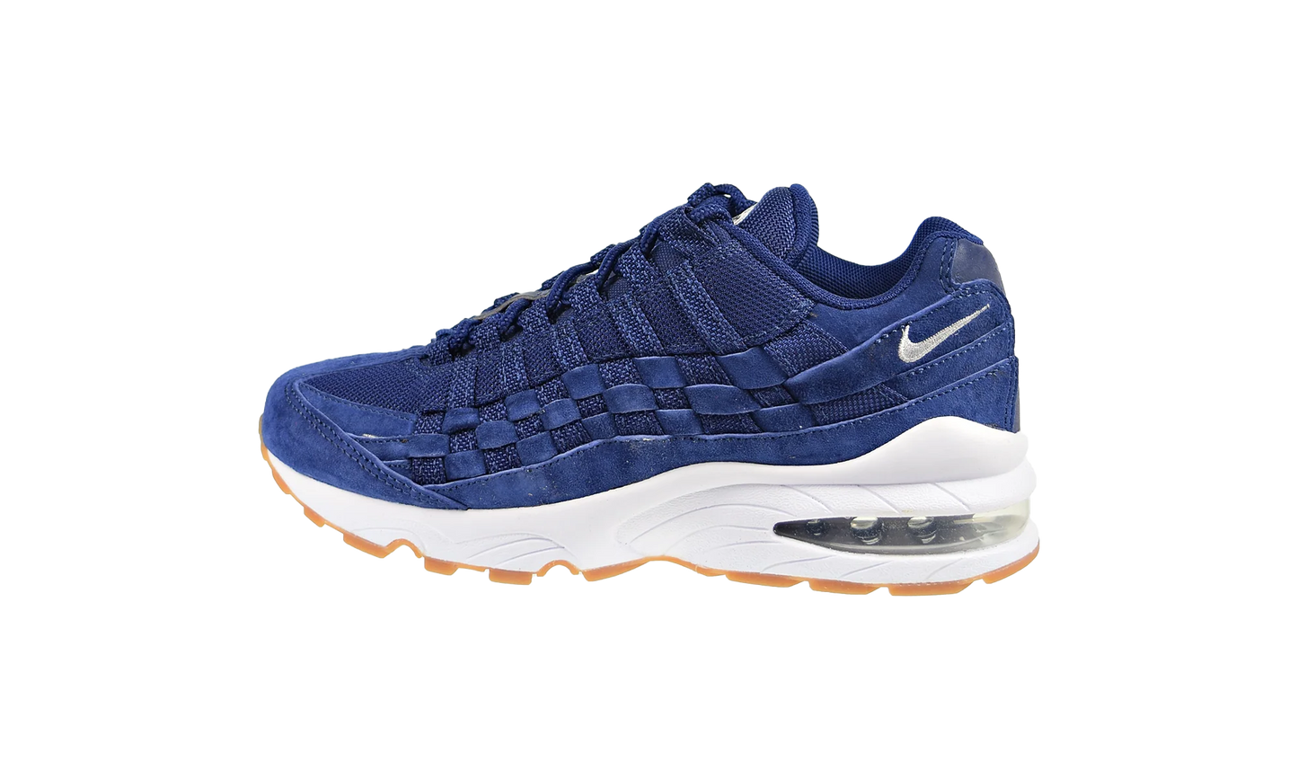 Air Max 95 Woven GS "Blue Void/Wolf Grey"