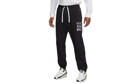 Sportswear Fleece Joggers "Black White"