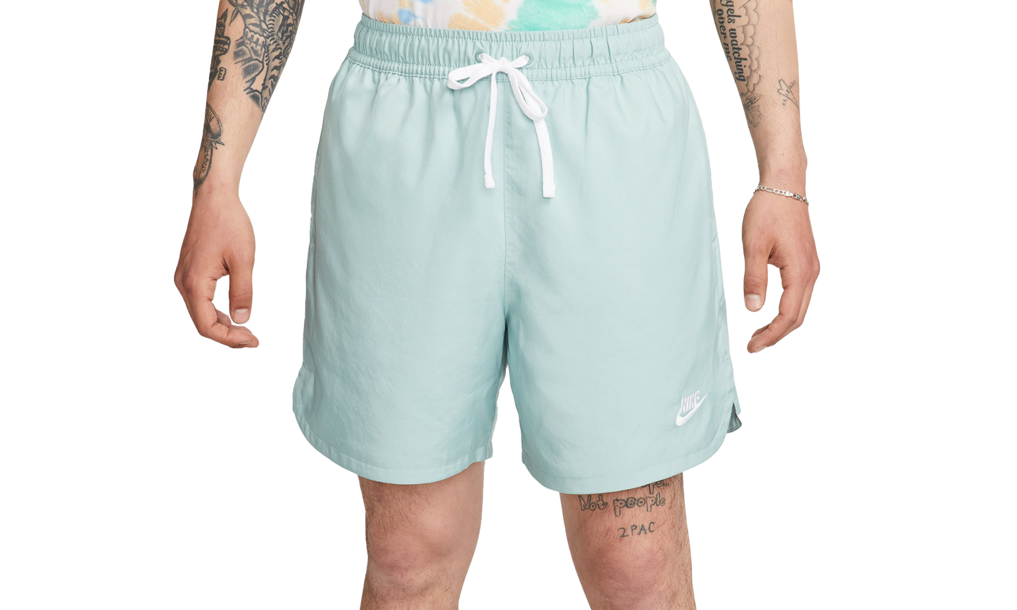 SPORTSWEAR CLUB WOVEN LINED FLOW SHORTS "Green"
