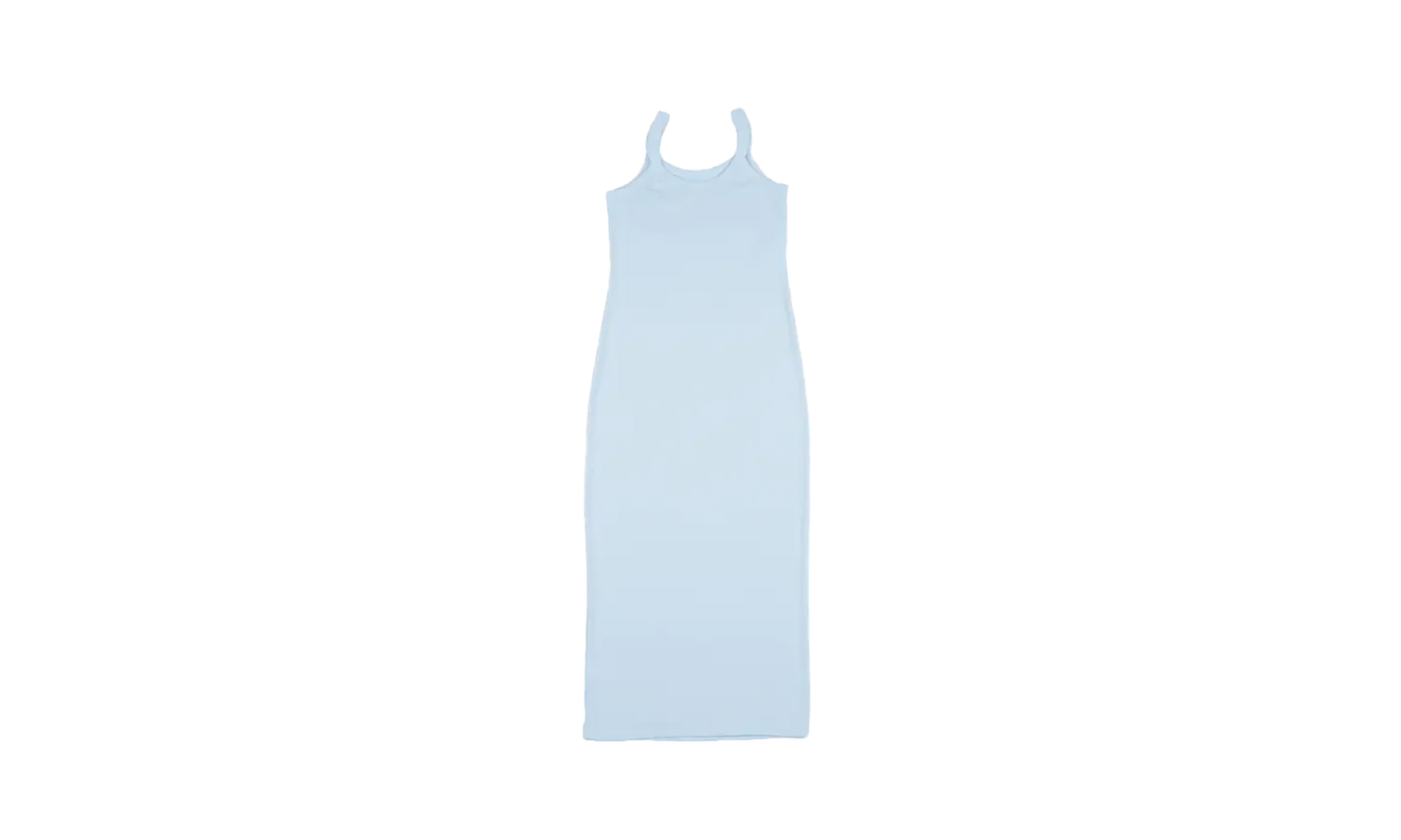 NSW Chill Tight Mini-Rib Tank Dress WMNS "Blue Tint"