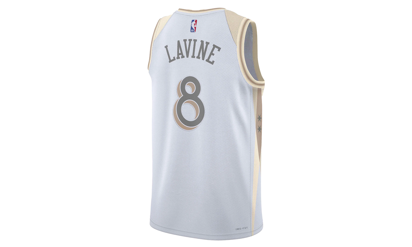 NBA CHICAGO BULLS CITY EDITION SWINGMAN JERSEY ZACH LEVINE "White"