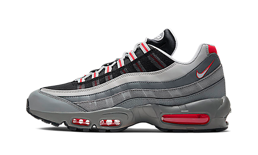 Air Max 95 Essential "Particle Grey / Track Red"
