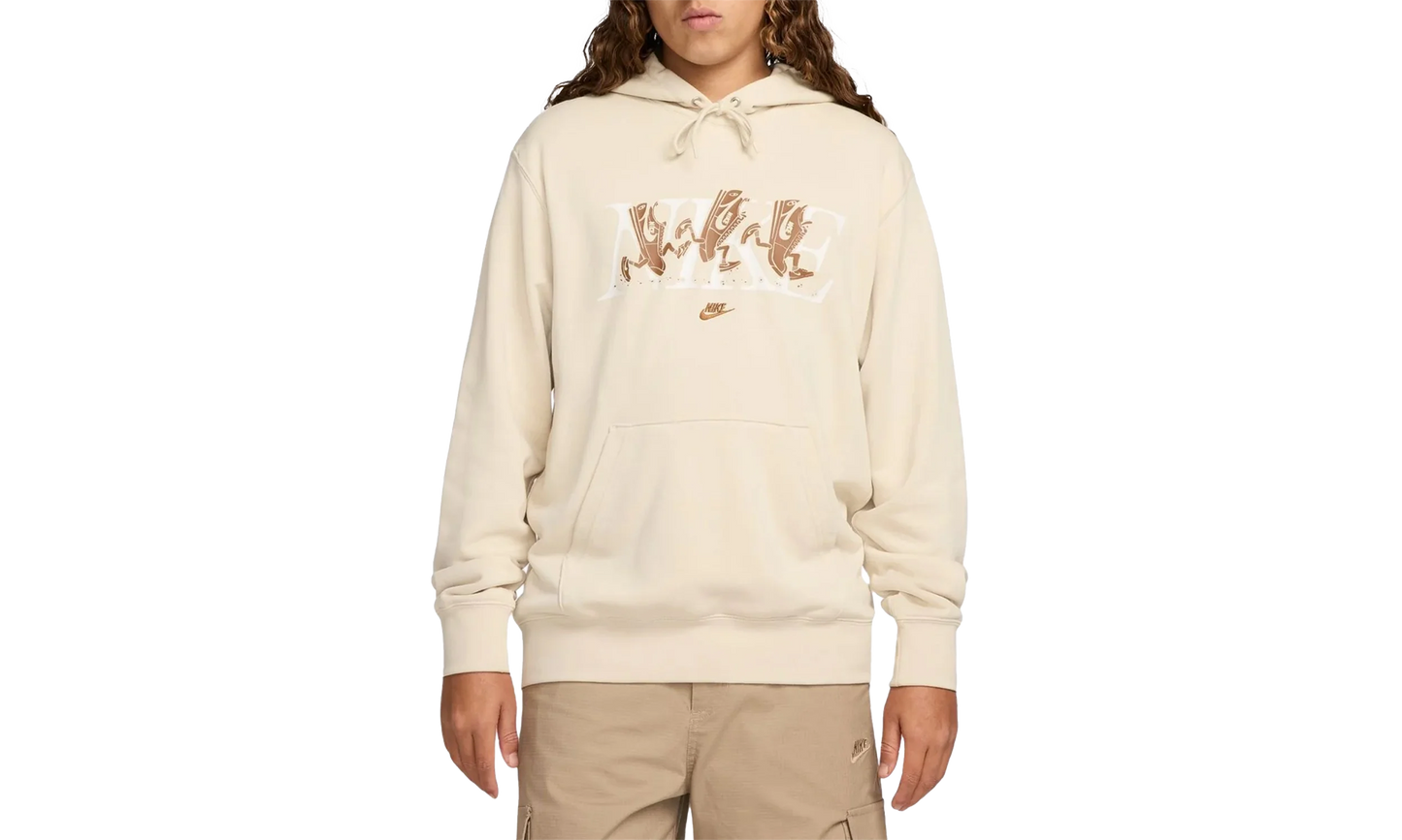 Club French Terry Hoodie "SAIL / BROWN"