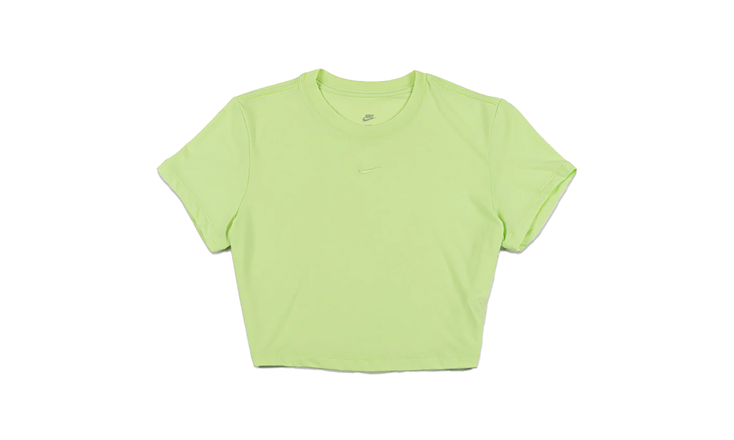 NSW Chill Knit Cropped Tee WMNS "Light Liquid Lime"