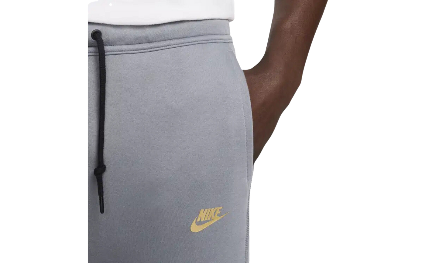 Sportswear Tech Fleece Men's Joggers Mens Style "Cool Grey/Metallic Gold"