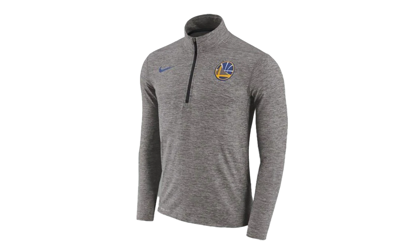 NBA Golden State Warriors 1/2 Zip Long Sleeve Pullover WMNS "Gray"