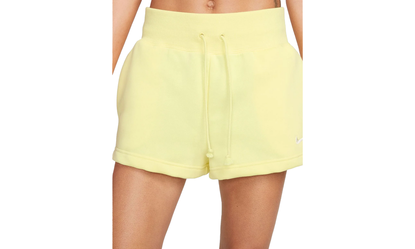 PHOENIX FLEECE HIGH-RISE SHORTS WMNS "Lemon"