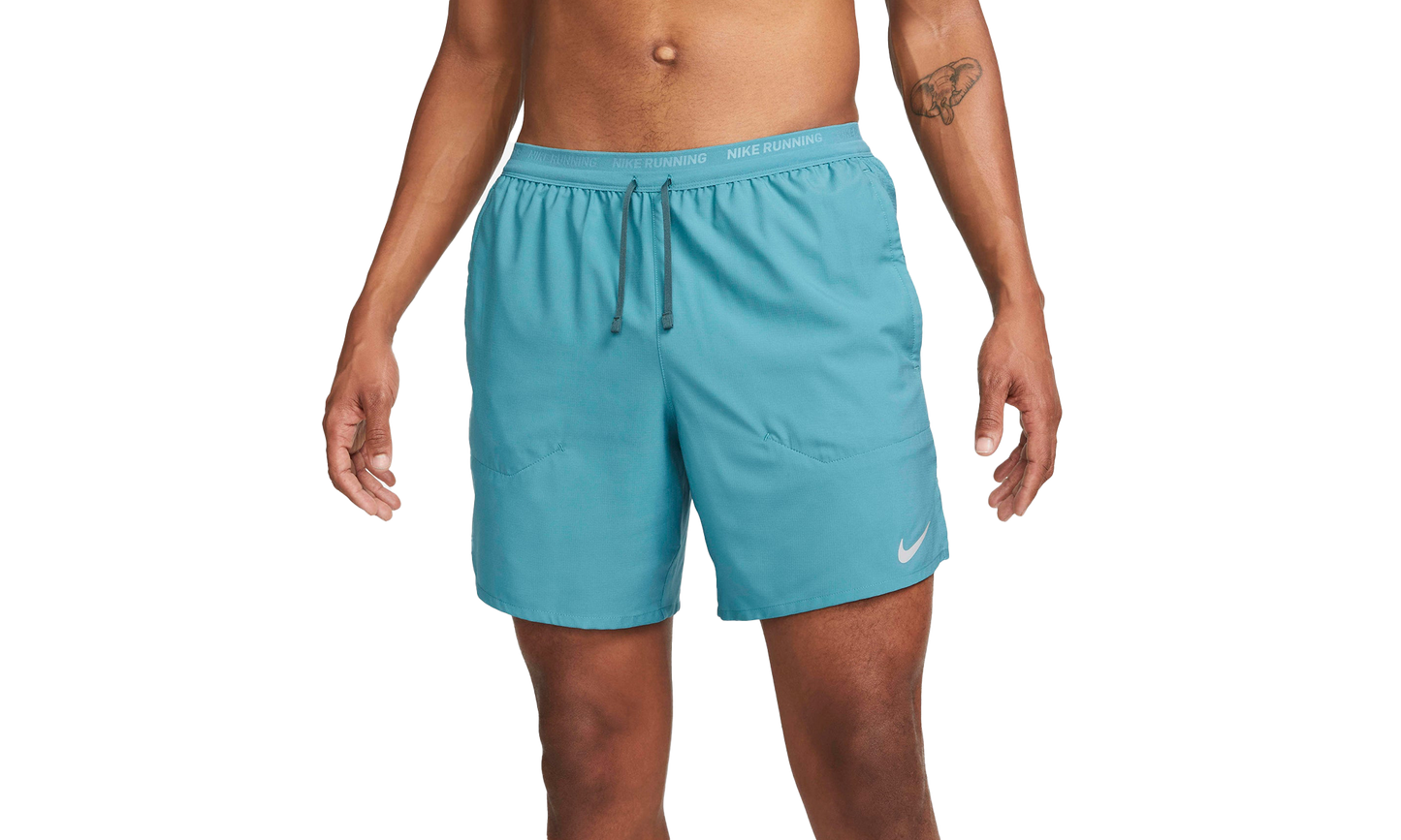 DRI-FIT STRIDE 7" BRIEF-LINED RUNNING SHORTS "Mineral"