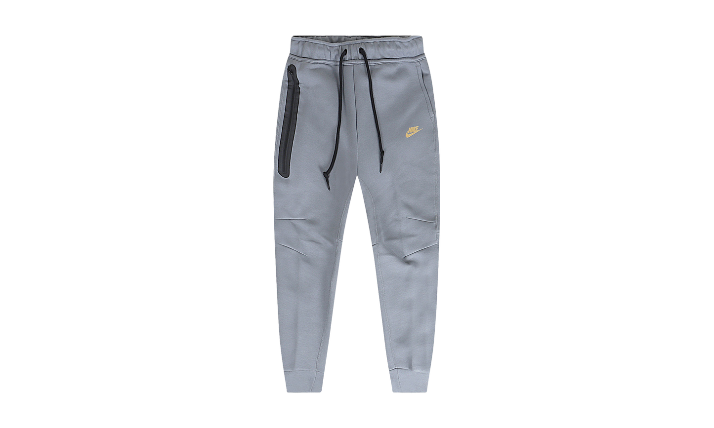Sportswear Tech Fleece Men's Joggers Mens Style "Cool Grey/Metallic Gold"