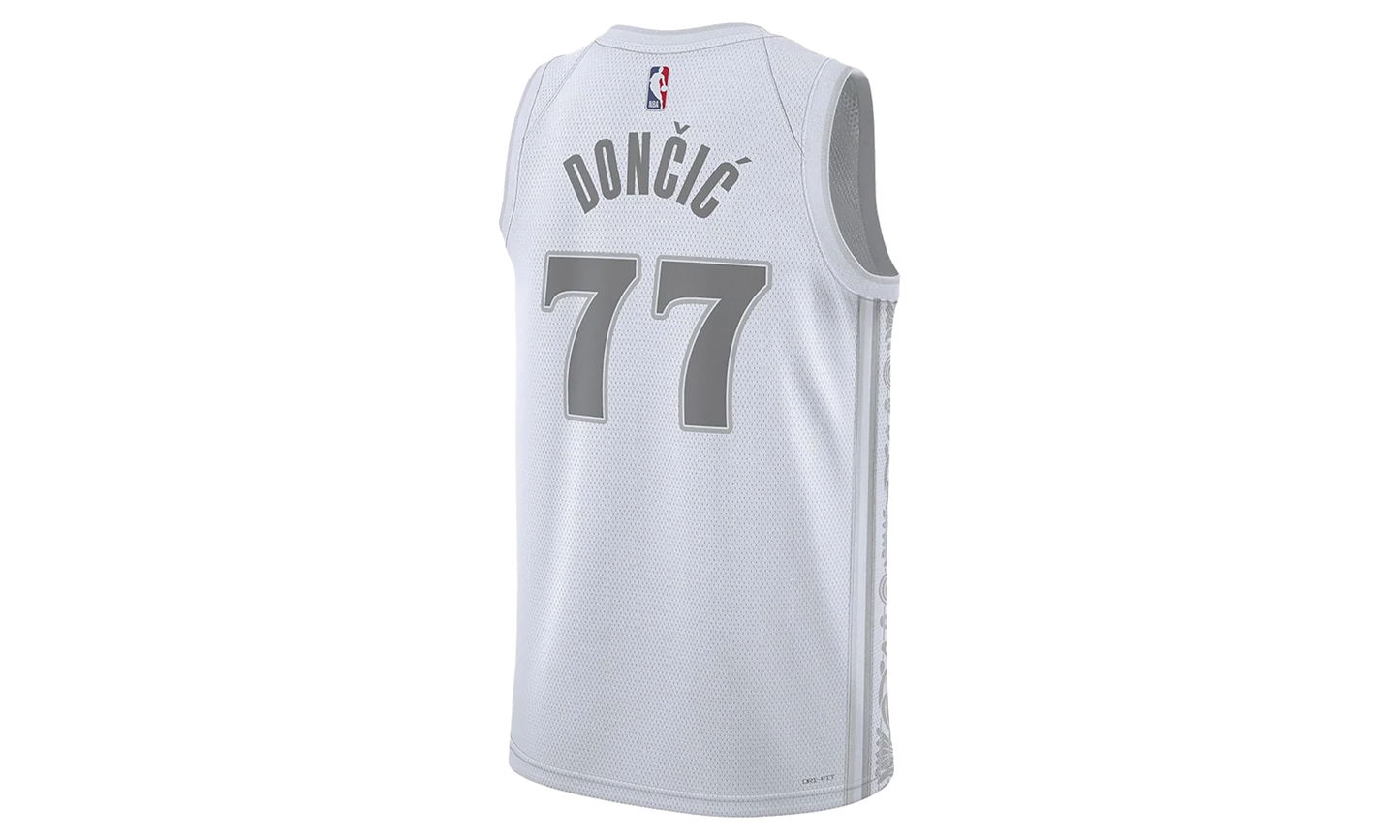 NBA MAVERICKS DONIC CITY EDITION 2024/25 SWINGMAN JERSEY "White"