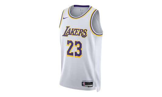 NBA SWINGMAN JERSEY LAKERS ASSOCIATION LEBRON JAMES "White"