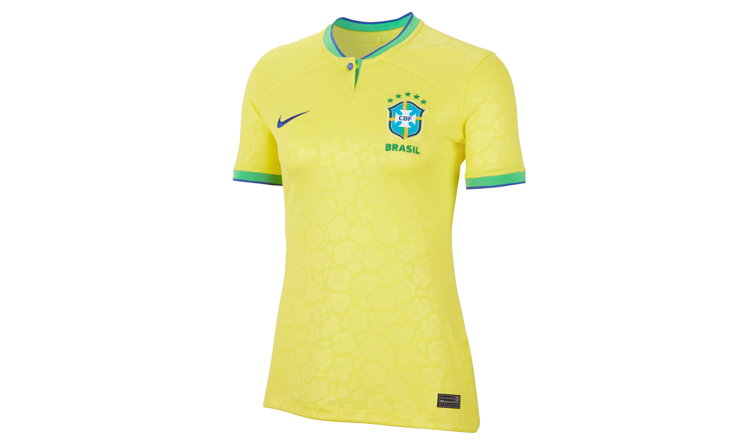 Brazil 22/23 Home Dri-fit Football Shirt WMNS "Dynamic Yellow/Green Spark/Paramount Blue/Paramou"