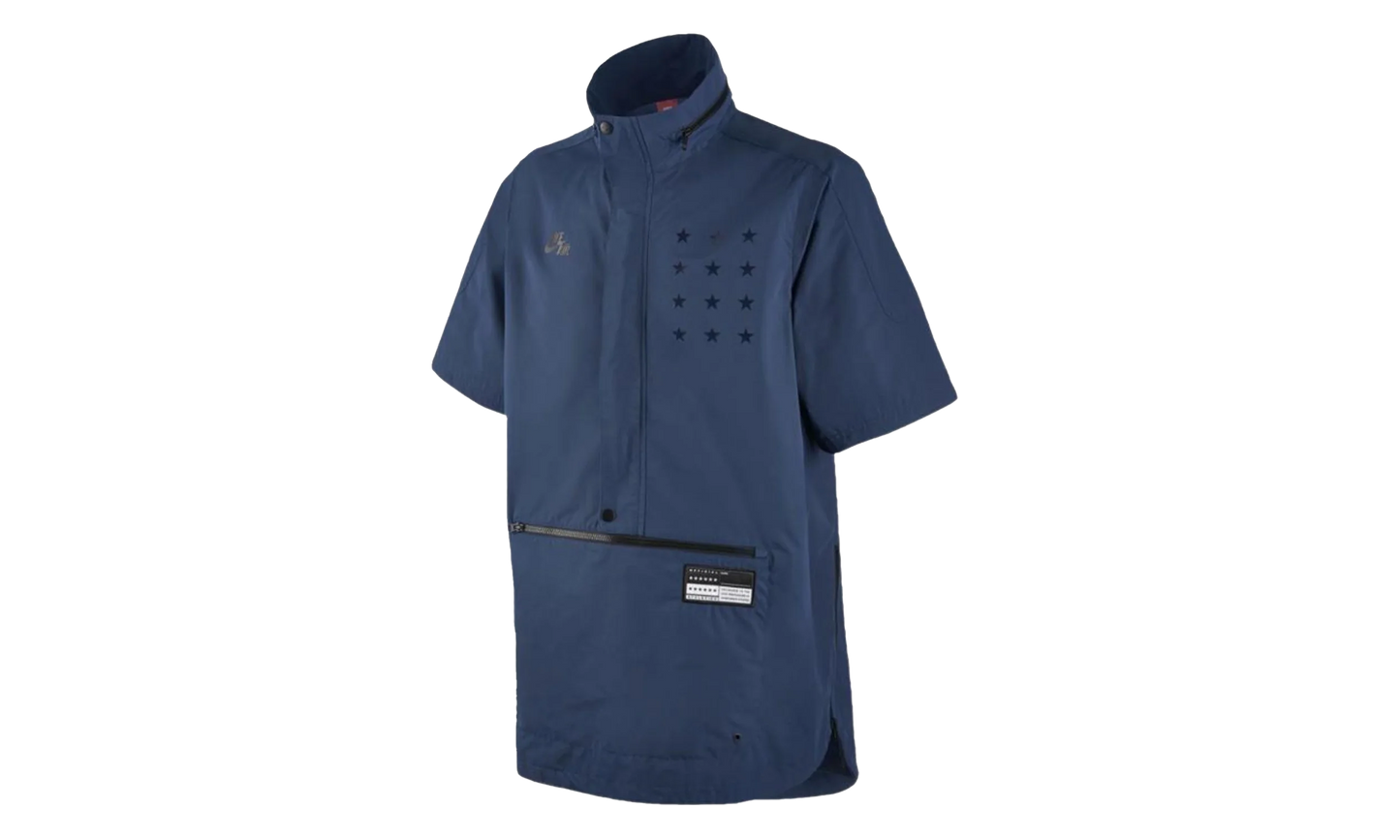 Air Pivot V3 Anorak Jacket Basketball Hood "Blue"