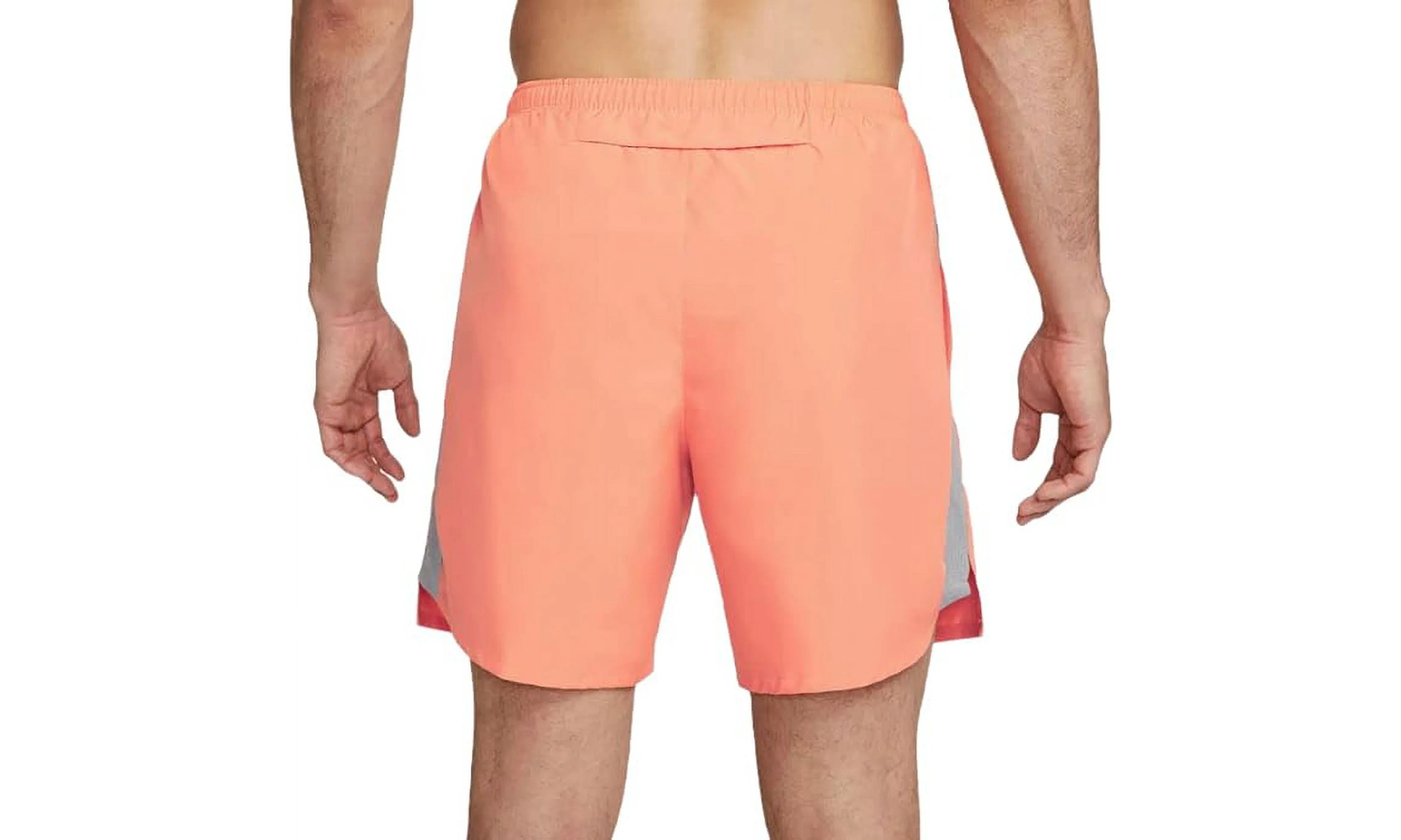 CHALLENGER BRIEF-LINED 7 RUNNING SHORTS "Orange"