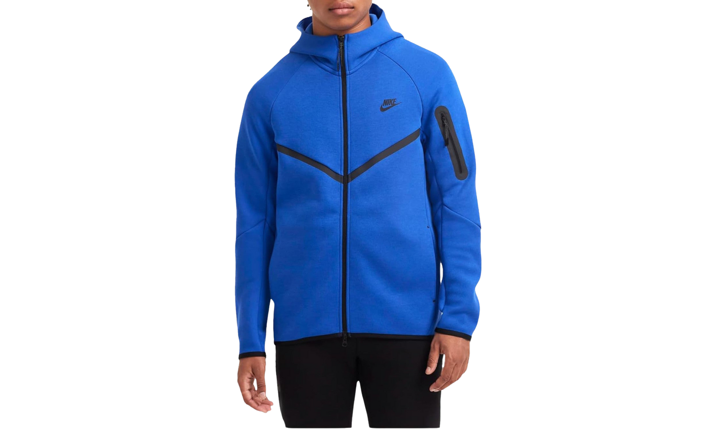 Tech Men's Full-zip Windrunner Hoodie "Game Royal/Black"