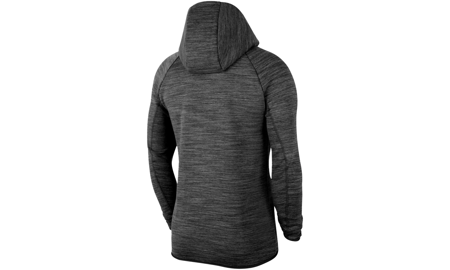 Sportswear Heathered Tech Fleece Full-zip Hoodie "Black / Dark Grey"