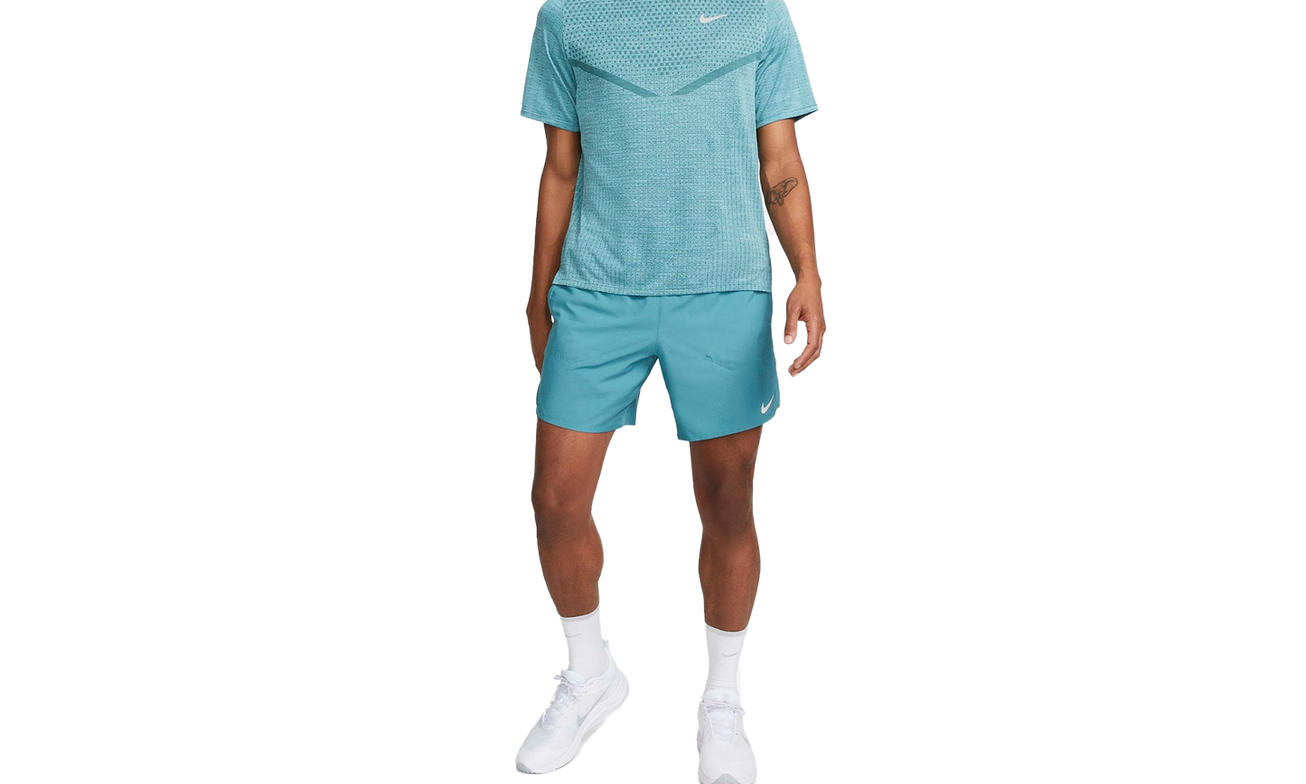 DRI-FIT STRIDE 7" BRIEF-LINED RUNNING SHORTS "Mineral"