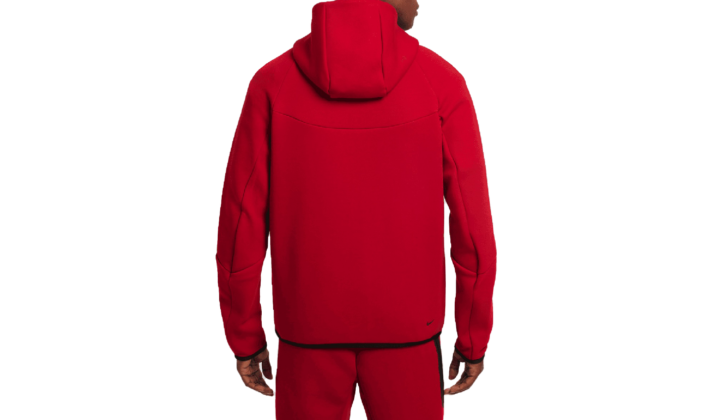 Sportswear Tech Fleece Windrunner Full-zip Hoodie "GYM RED/BLACK"