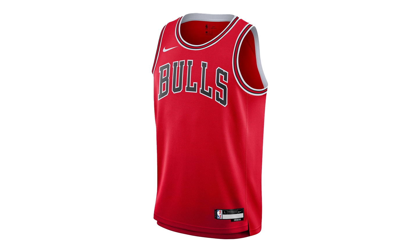 NBA CHICAGO BULLS ICON SWINGMAN JERSEY "Red/Black"