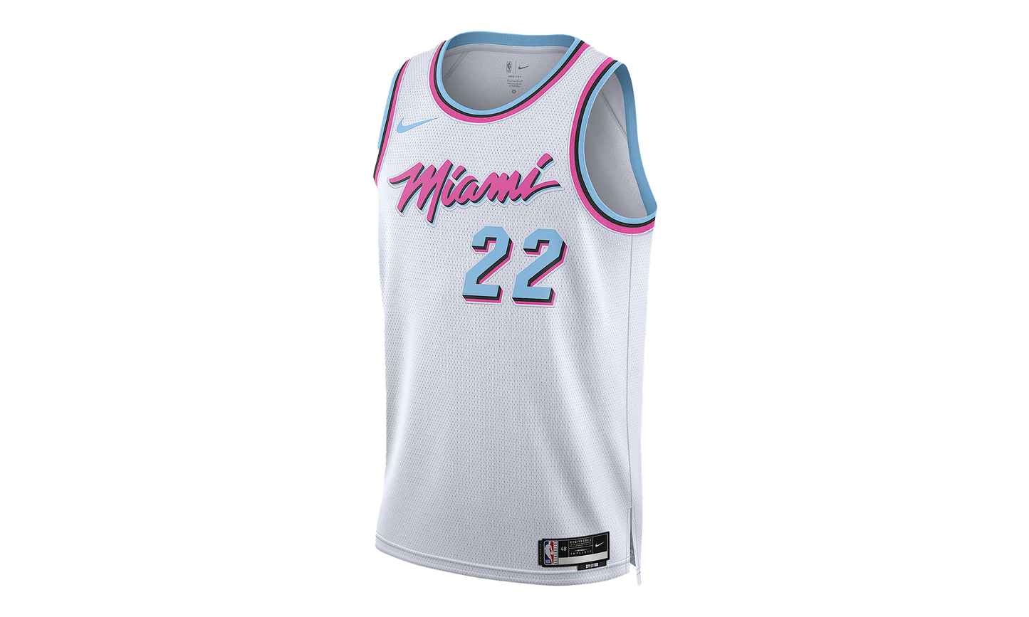 NBA HEAT '22 BUTLER' 24/25 CITY EDITION SWINGMAN JERSEY "White"