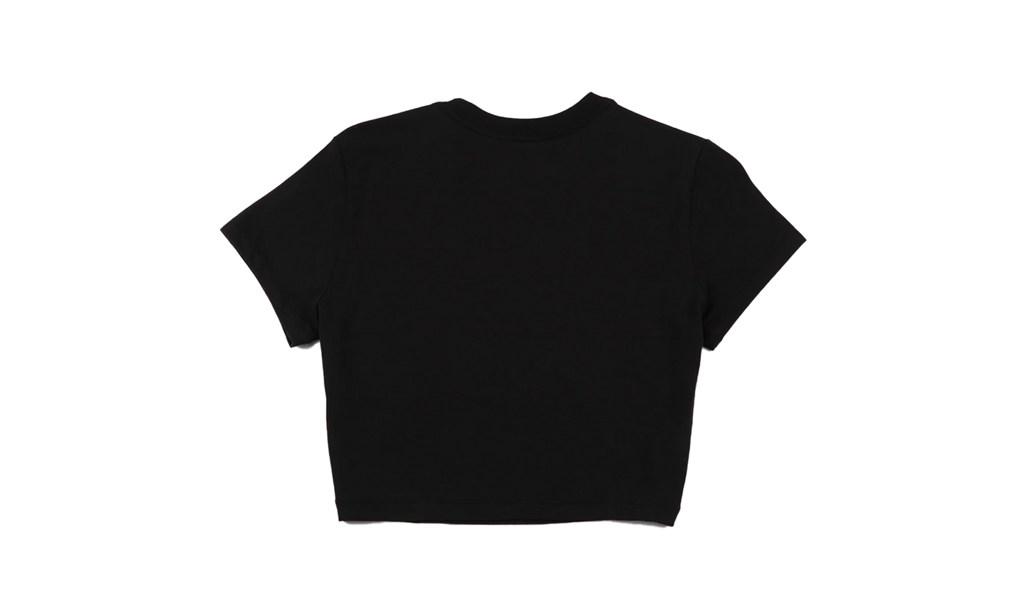 NSW Chill Knit Cropped Tee WMNS "Black"
