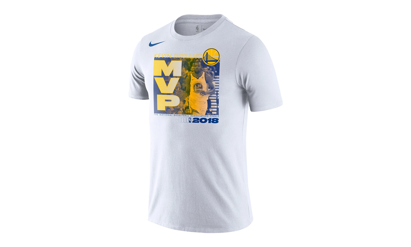 NBA GSW Kevin Durant 2018 MVP Finals T-Shirt "White"