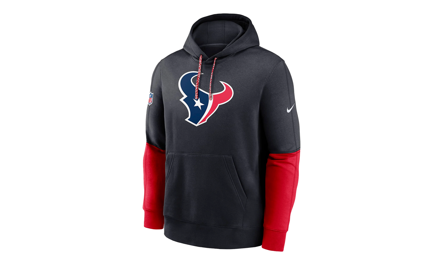 NFL HOUSTON TEXANS SIDELINE CLUB HOODIE "Blue"