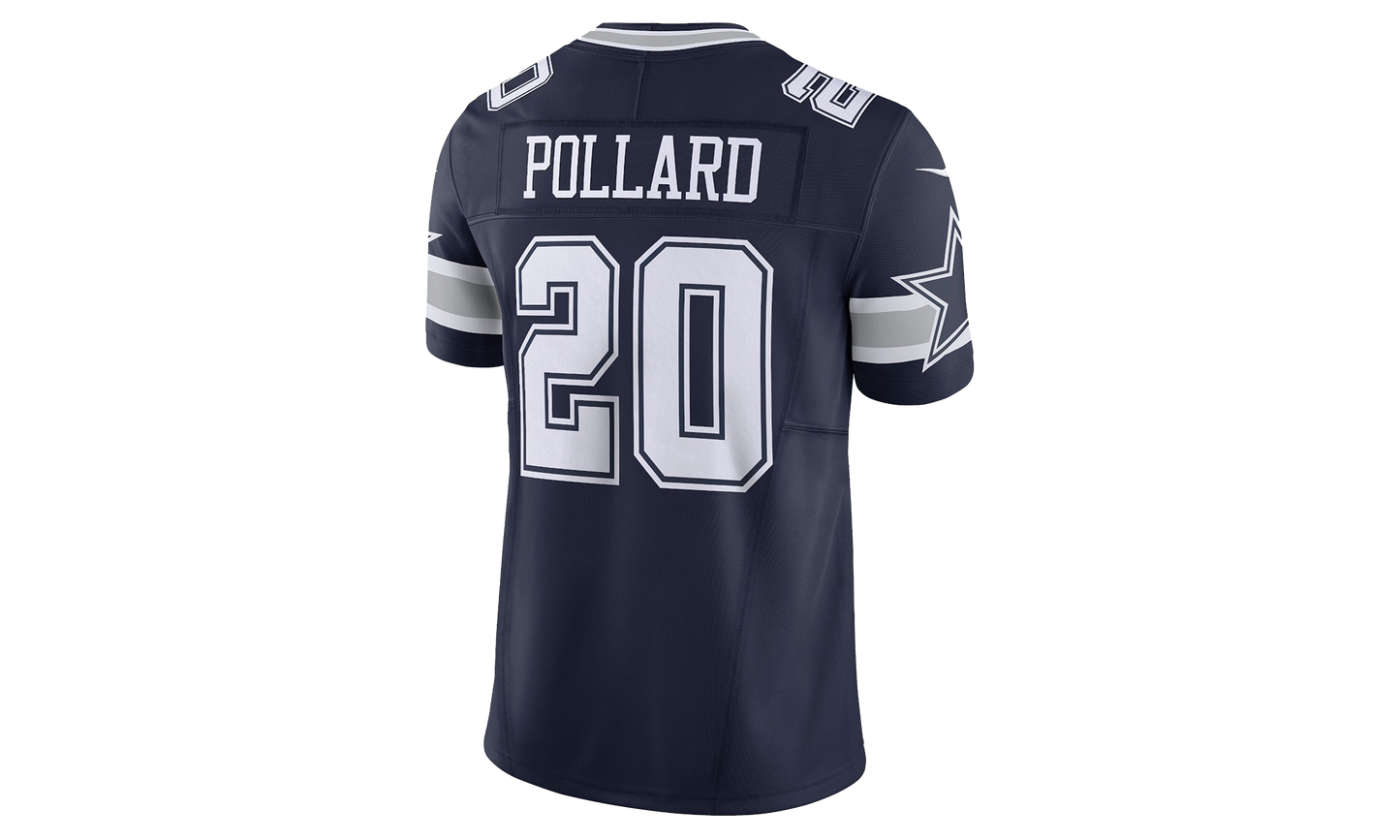 NFL DALLAS COWBOYS TONY POLLARD VAPOR FUSE LIMITED JERSEY "Navy/White"
