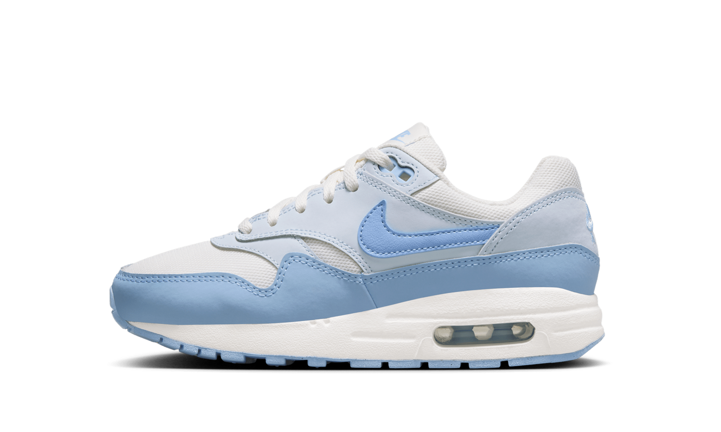 Air Max 1 GS "Sail Blue Tint Psychic Blue"