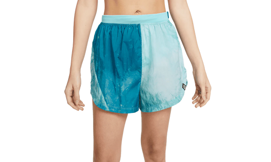 DRI-FIT REPEL MID-RISE 3" BRIEF-LINED TRAIL RUNNING SHORTS W/ POCKETS WMNS "Blue/Teal"