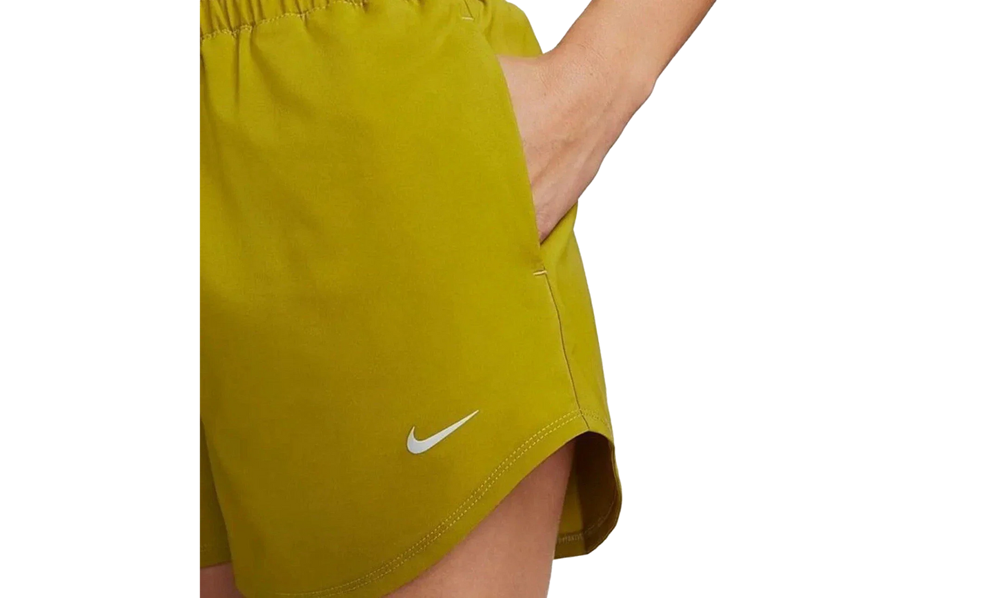 DRI-FIT HIGH-WAISTED 3" BRIEF-LINED SHORTS WMNS "Moss"