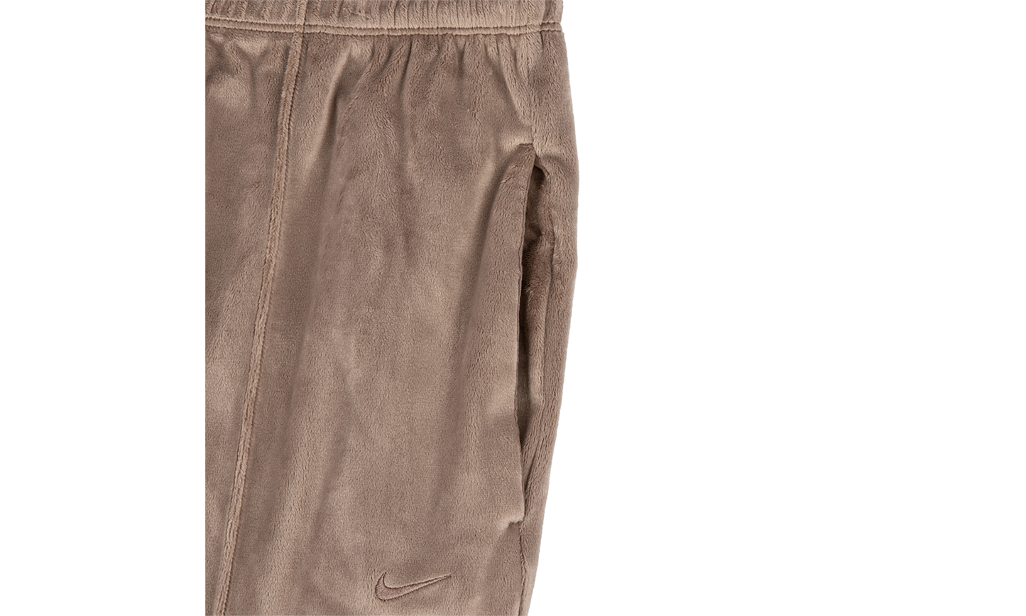 Sportswear Chill Knit Mid-rise Velour Pants WMNS "Mink Brown / Mink Brown"