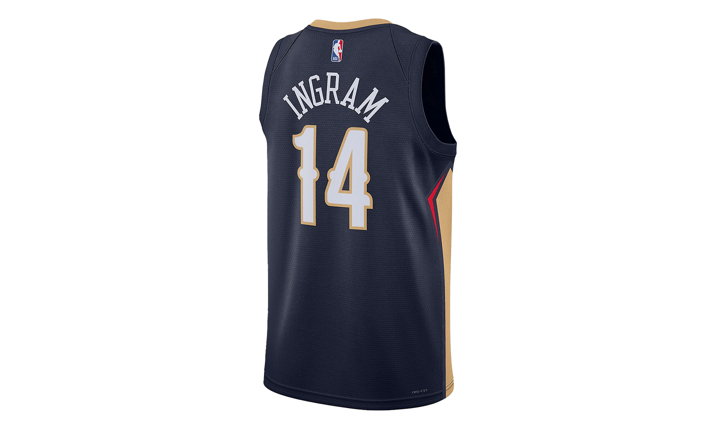 NBA NEW ORLEANS PELICANS 'INGRAM 14' SWINGMAN JERSEY "Navy"