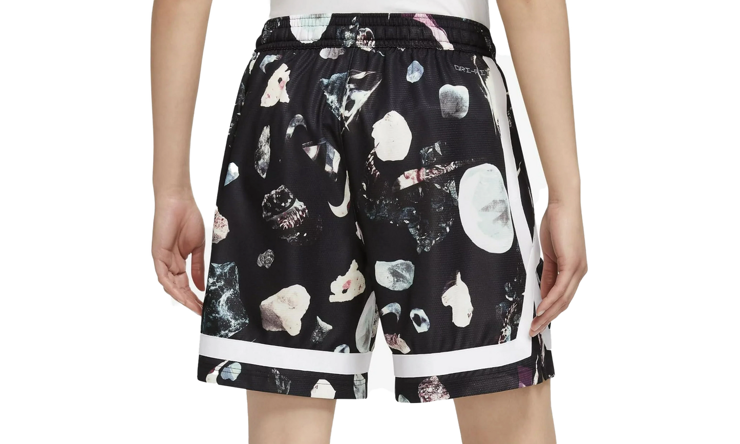FLY CROSSOVER PRINTED BASKETBALL SHORTS REFLECTIVE WMNS "Black"