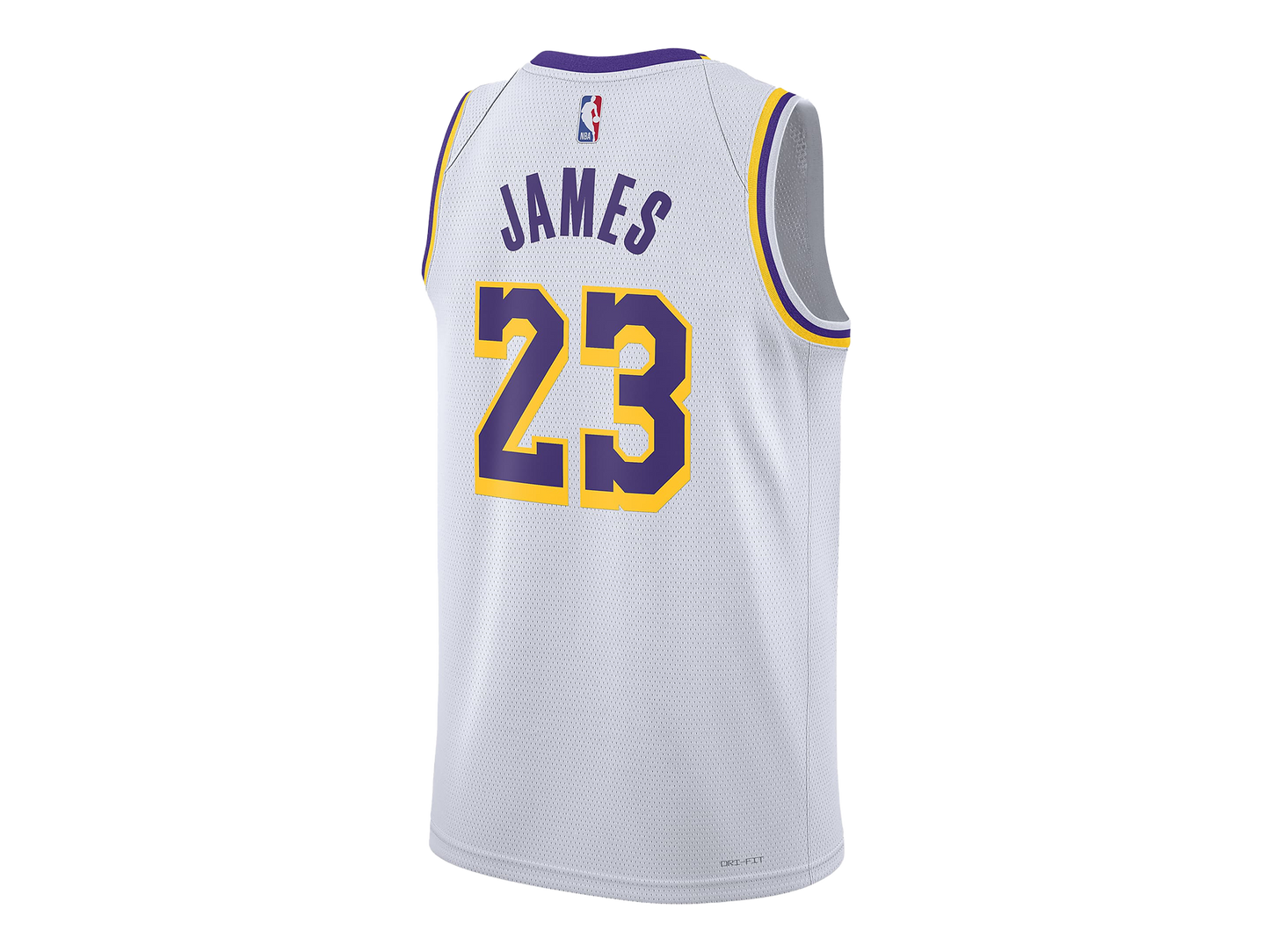 NBA SWINGMAN JERSEY LAKERS ASSOCIATION LEBRON JAMES "White"