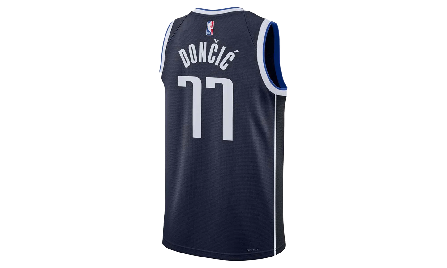 NBA MAVERICKS 'DONCIC 77' 22/23 STATEMENT JERSEY "Navy"