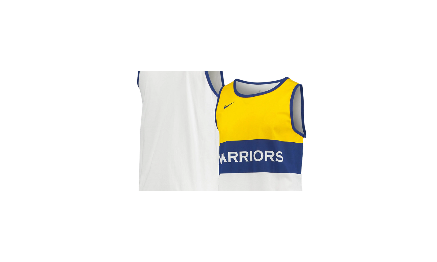 NBA Golden State Warriors Dri-Fit Tank "White/Yellow"